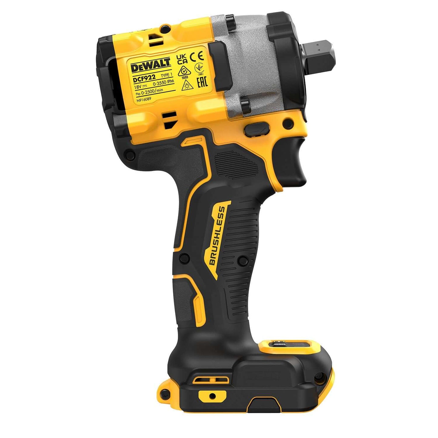 DeWalt 18V Brushless 1/2" Impact Wrench Kit DCF922P2T-XE