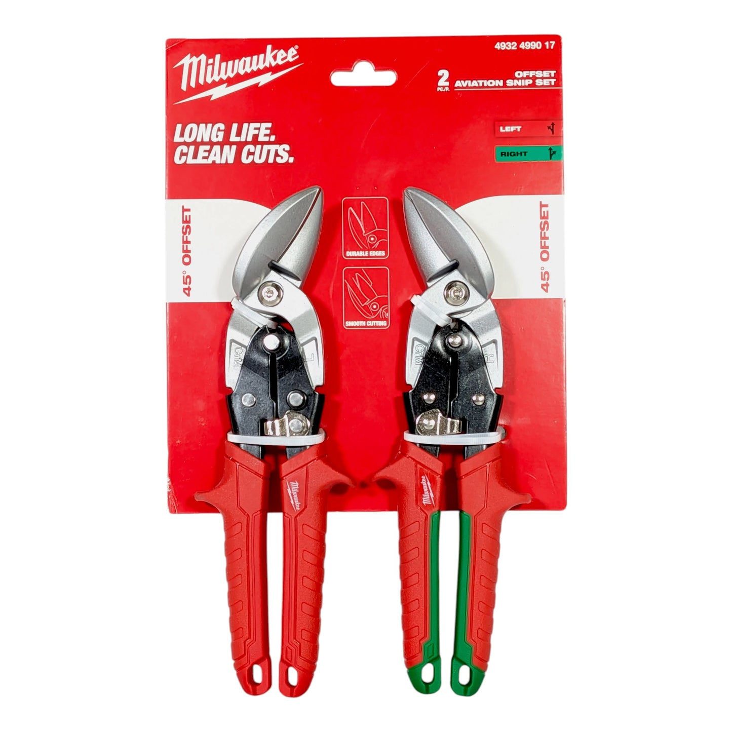 Milwaukee Offset Aviation Snip Set 4932499017 - KIT