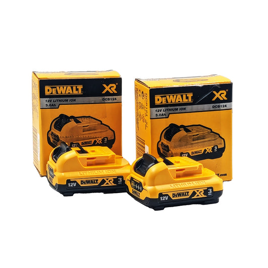 DeWALT 12V XR 3.0Ah Battery Twin Pack DCB124 - KIT