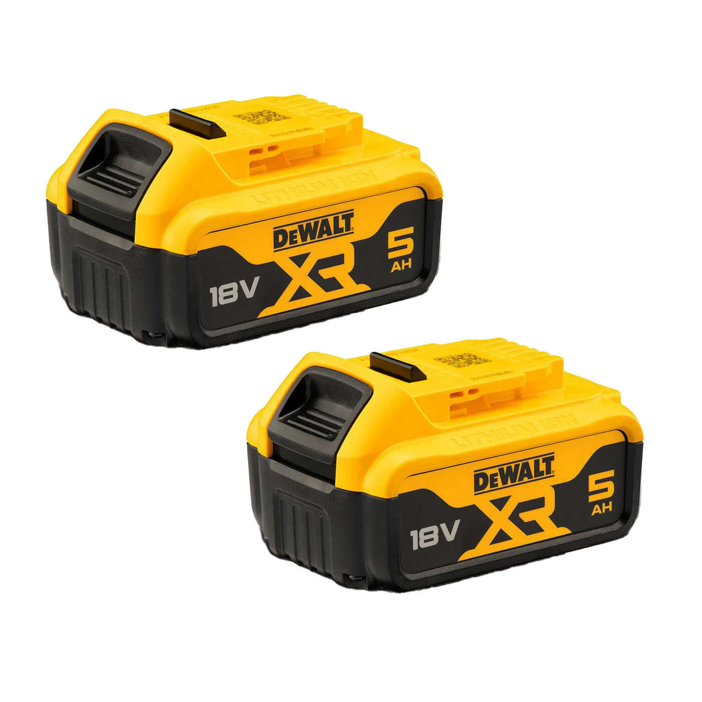 DeWalt 18V 5.0Ah Battery & Charger Pack DCB184-XE + DCB1104-XE - Kit
