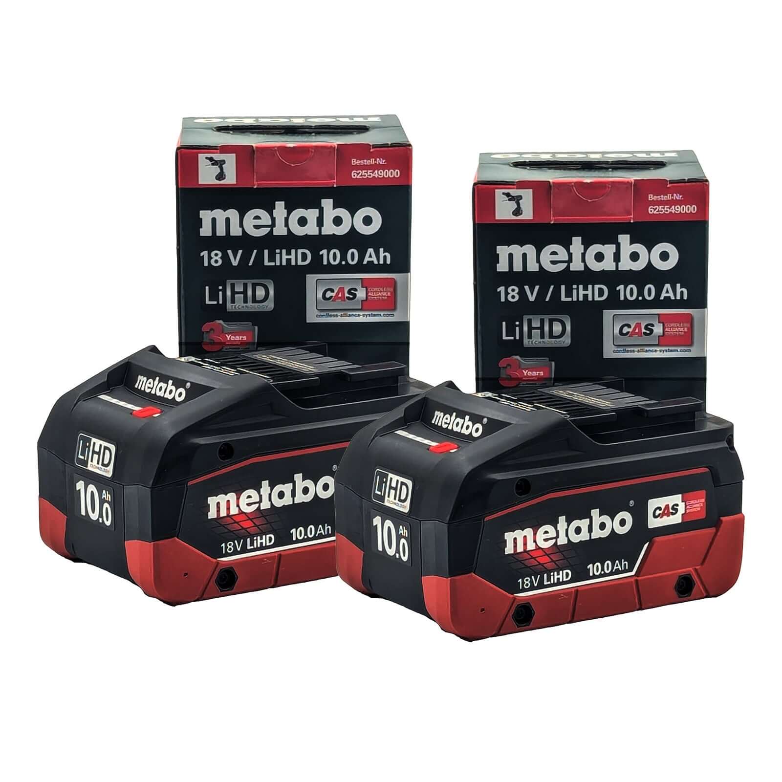 Metabo 18V 10ah LiHD Twin Battery Pack AU32102100 KIT – Top