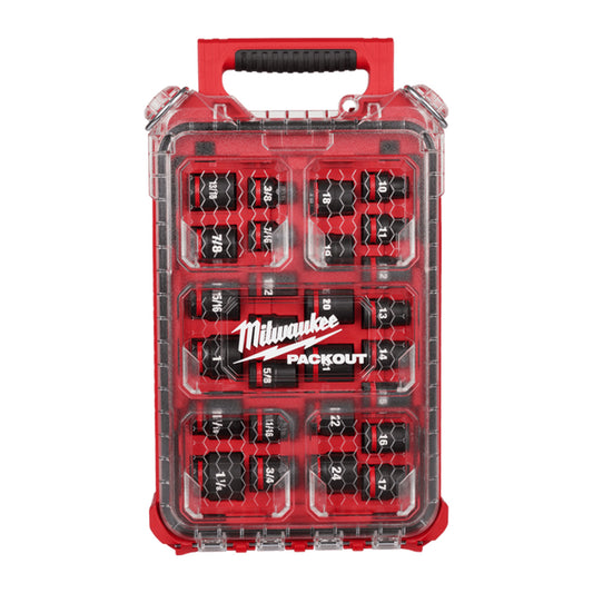 Milwaukee 1/2" Drive Impact Socket Set Metric/SAE 49-66-6804