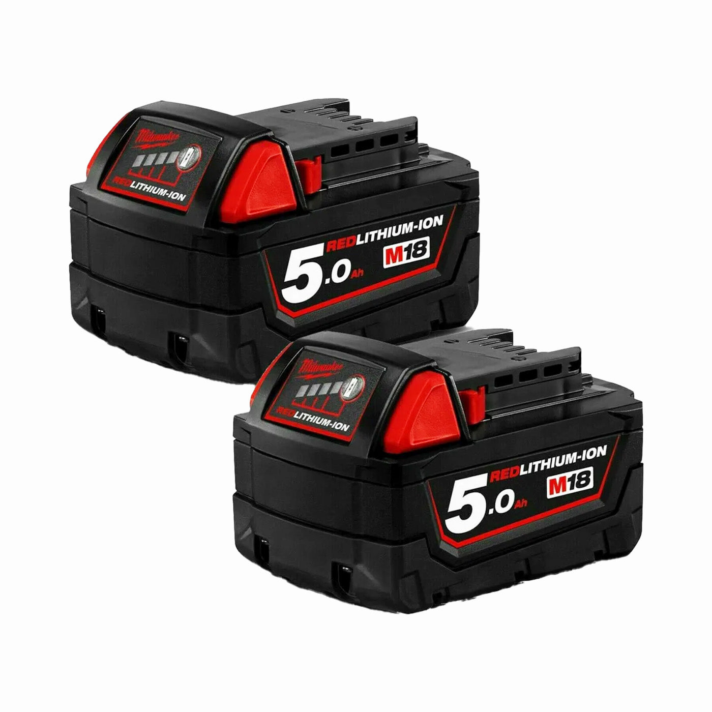 Milwaukee 18V 5.0Ah Battery Twin Pack M18B5-2 - KIT