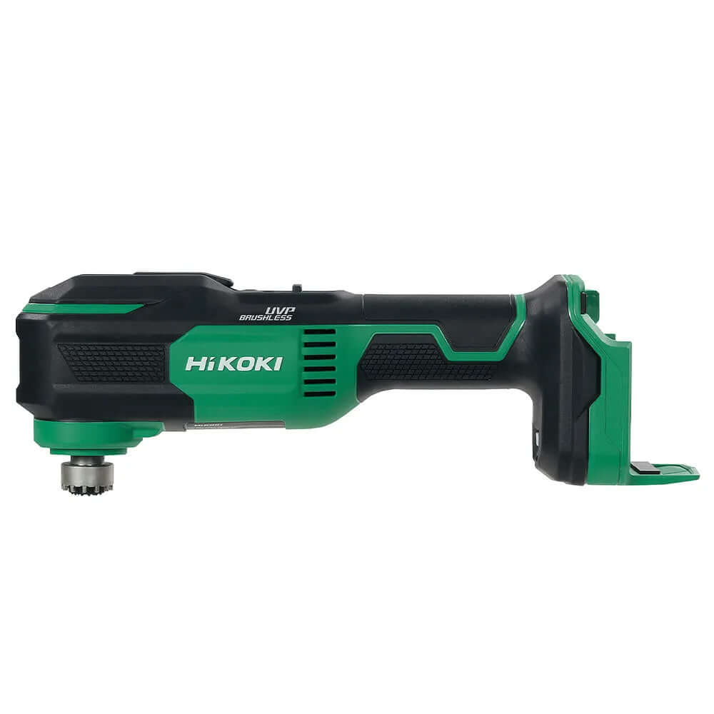 HIKOKI 18V Brushless Oscillating Multitool Skin CV18DA(H4Z) displayed in profile view.