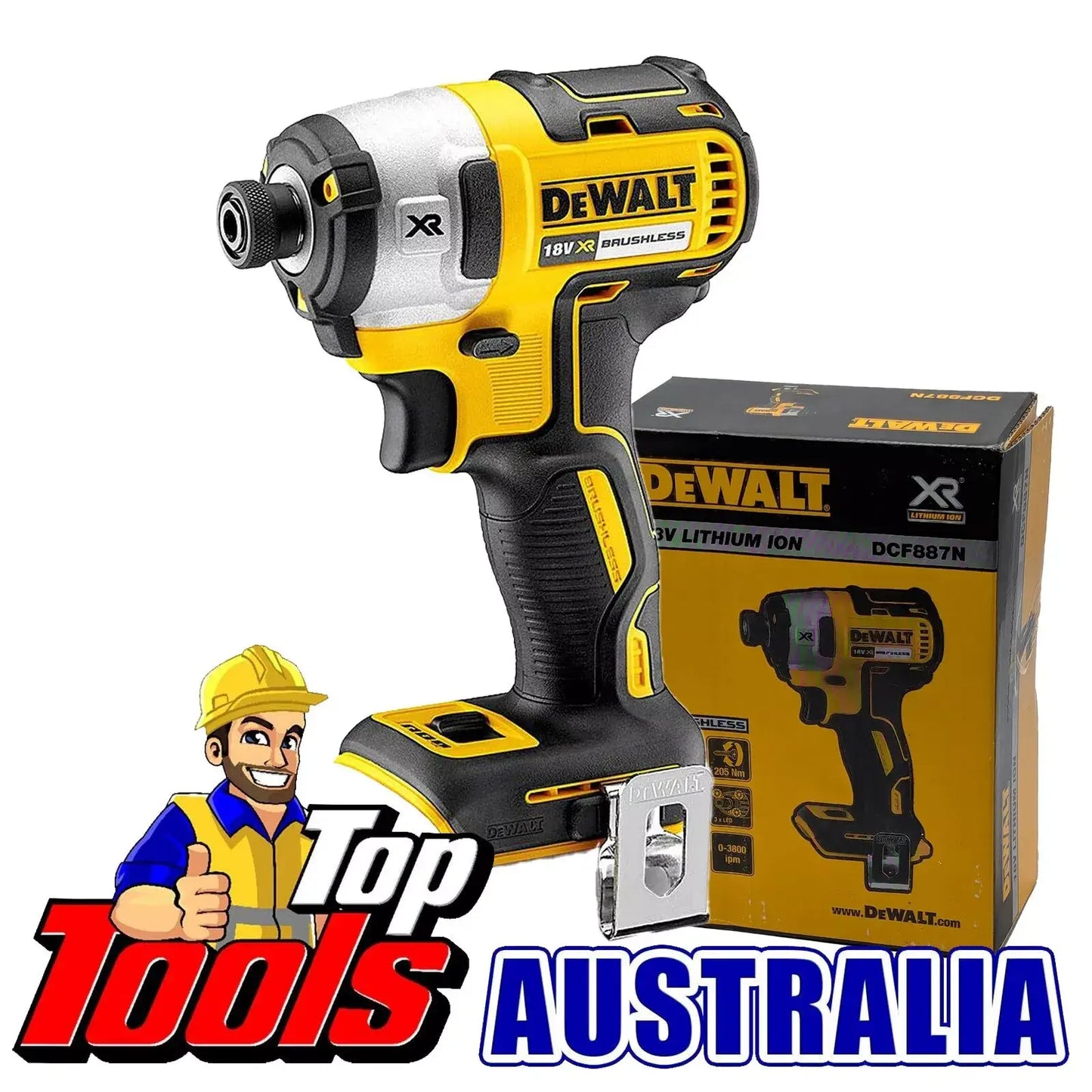 DeWalt 18V XR Brushless Impact Driver DCF887N-XE - SKIN ONLY