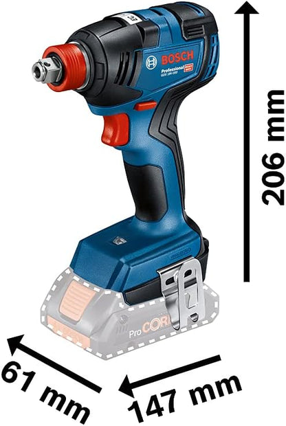 Bosch 18V Brushless Impact Driver Wrench GDX 18V-200 - SKIN ONLY