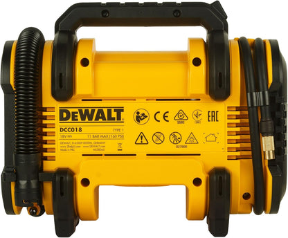 DeWALT 18V XR Cordless Air Inflator DCC018N-XJ - SKIN ONLY