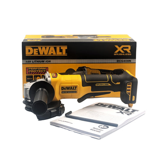 DeWalt 18V XR Brushless Angle Grinder DCG408N-XJ - SKIN ONLY