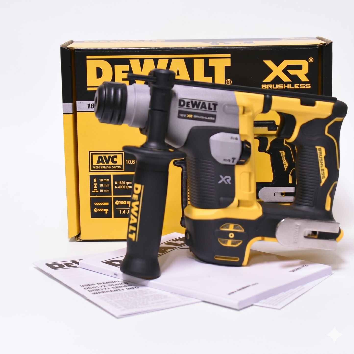 DeWalt 18V XR Brushless Compact SDS Plus Rotary Hammer DCH172N-XJ - SKIN ONLY