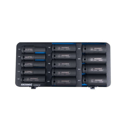 Kincrome Deep 1/2" Drive Metric Impact Socket Set 14 Piece