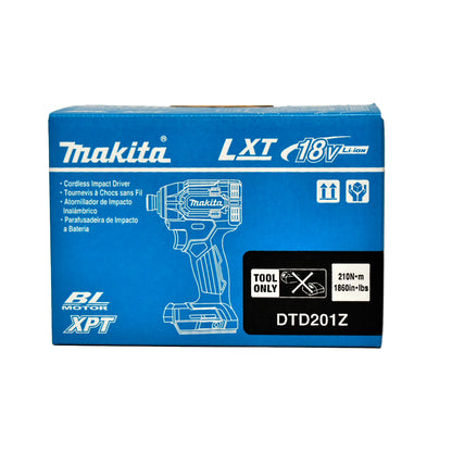 Makita 18V Brushless High Torque Impact Driver DTD201Z - SKIN ONLY