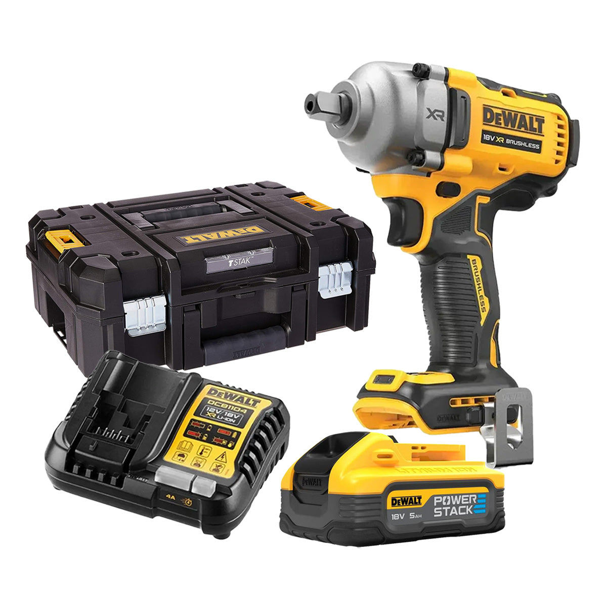 DeWalt 18V Brushless 1/2" Impact Wrench Mid-Torque DCF892 KIT