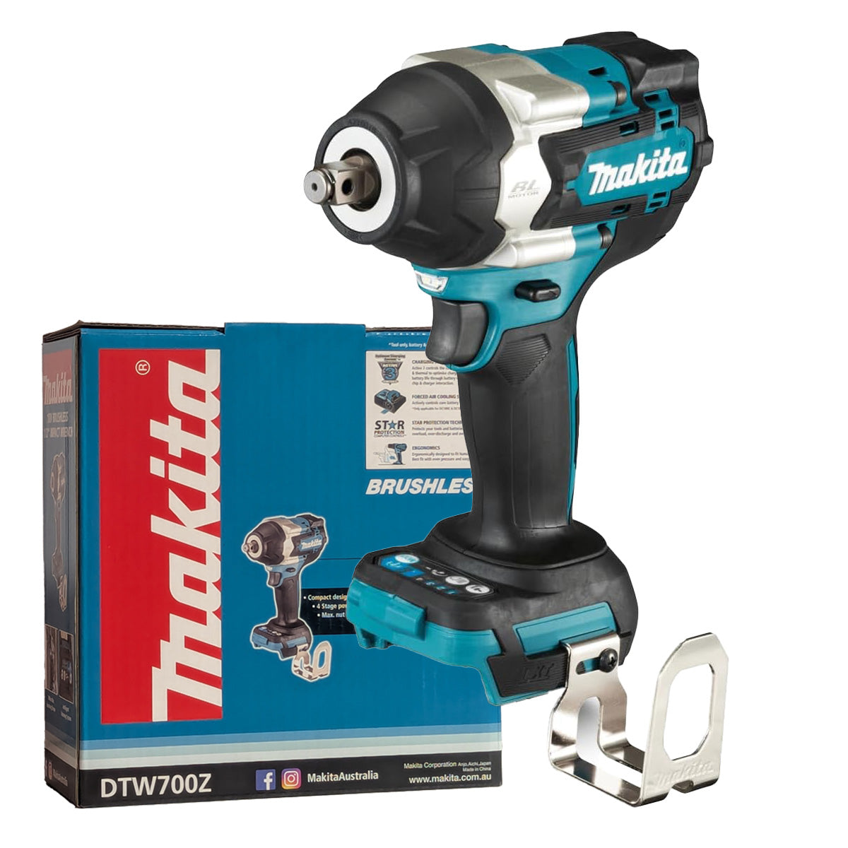 Makita 18V 1/2" Mid Torque Impact Wrench DTW700Z - SKIN ONLY