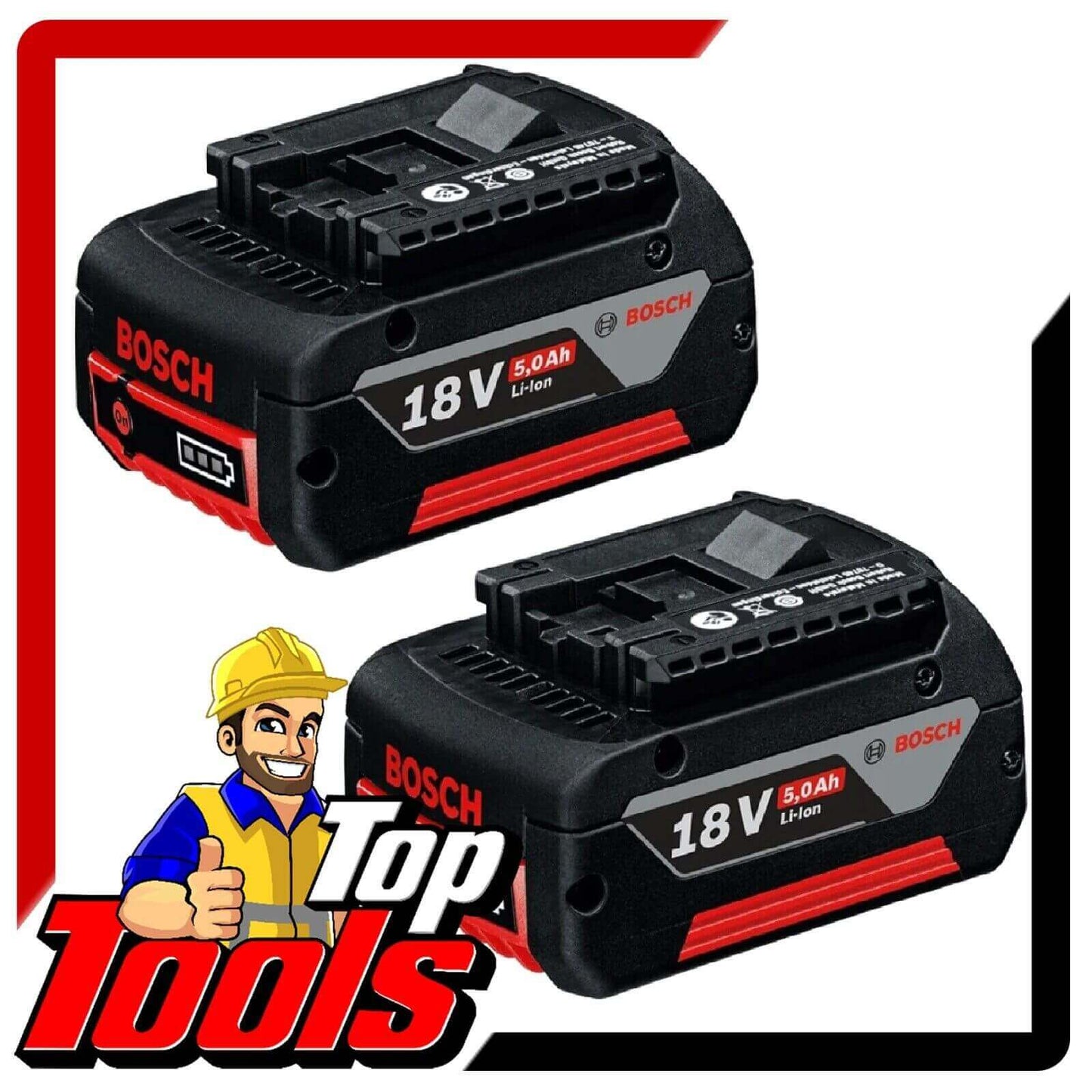 Bosch 18V 5.0Ah Battery Twin Pack - GBA 18V