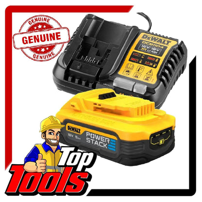 DeWalt 18V PowerStack Battery & Charger Set