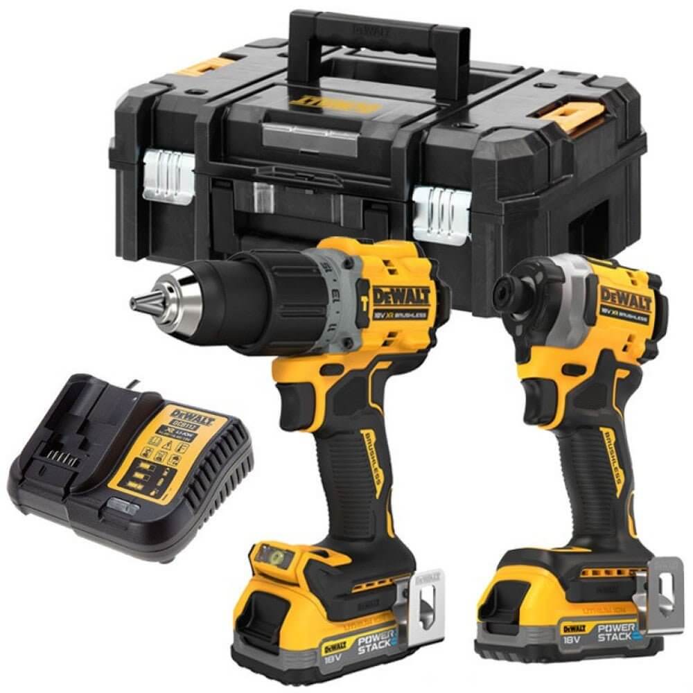 DeWalt 18V XR Brushless PowerStack Combo Kit DCK2050E2T-XE