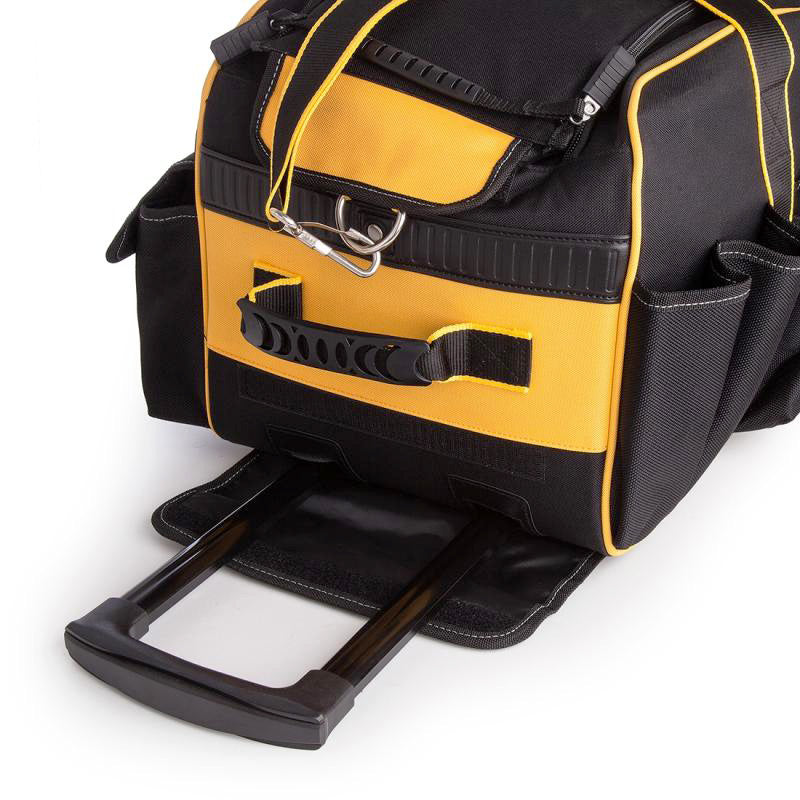 DeWALT Wheeled Tool Bag DWST1-79210 - SKIN ONLY featuring a telescopic handle and durable wheels.