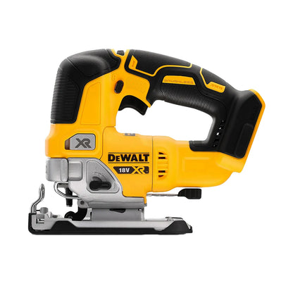 DeWALT 18V XR Brushless Jigsaw DCS334N-XJ - SKIN ONLY side view, showcasing its premium design and features.