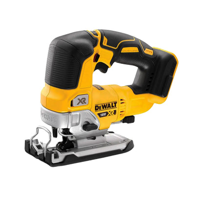 DeWALT 18V XR Brushless Jigsaw DCS334N-XJ - SKIN ONLY showcasing the cordless top handle design.