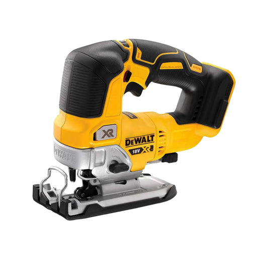 DeWALT 18V XR Brushless Jigsaw DCS334N-XJ - SKIN ONLY showcasing the cordless top handle design.