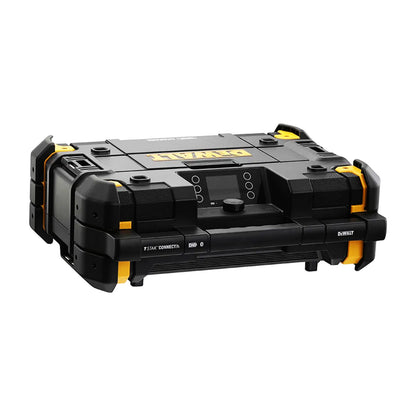 DeWALT 18V TSTAK Radio Charger DWST1-81080 - SKIN ONLY jobsite radio and charger in a rugged design.