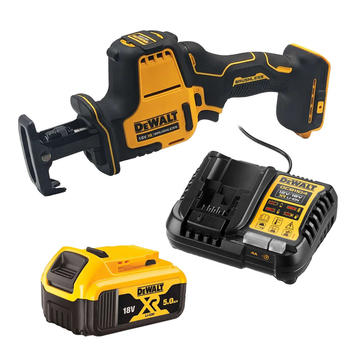 DeWALT 18V 5.0Ah Brushless Reciprocating Saw DCS369 - KIT