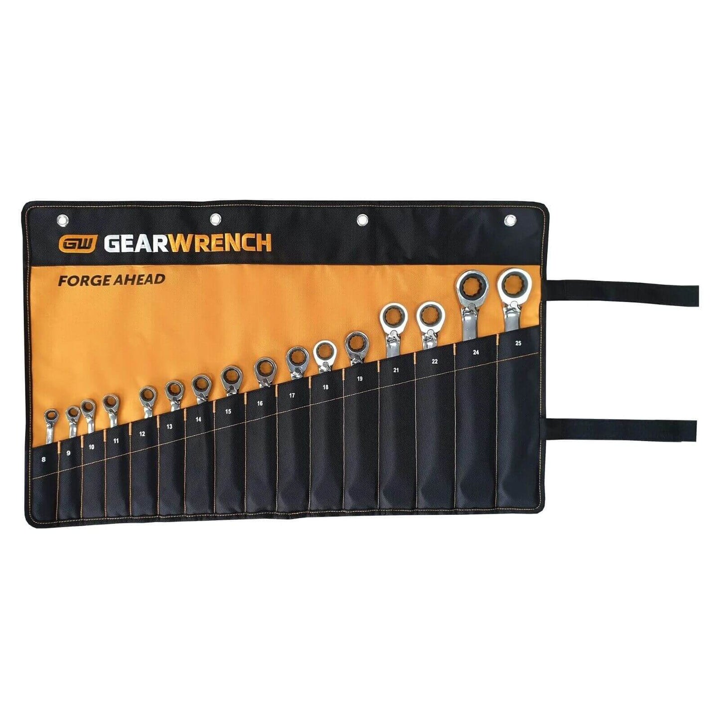 GEARWRENCH Reversible Ratcheting Combination Metric Wrench Set 16 Pce