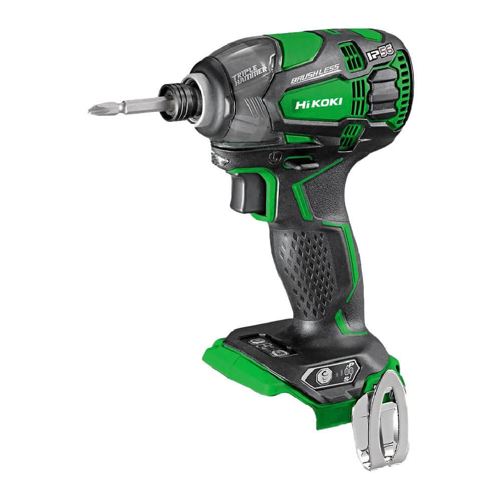 HiKOKi 18V Brushless 4 Mode Triple Hammer Impact Driver WH18DBDL2