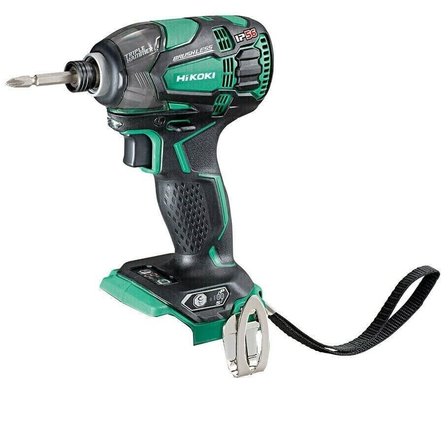 HiKOKI 18V Li-ion Brushless IP56 Triple Hammer Impact Driver WH18DBDL2 SKIN