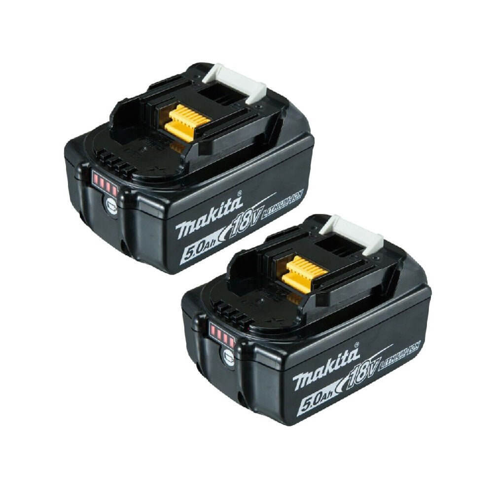 Buy Makita 18V 5.0Ah Li-Ion Battery Twin Pack