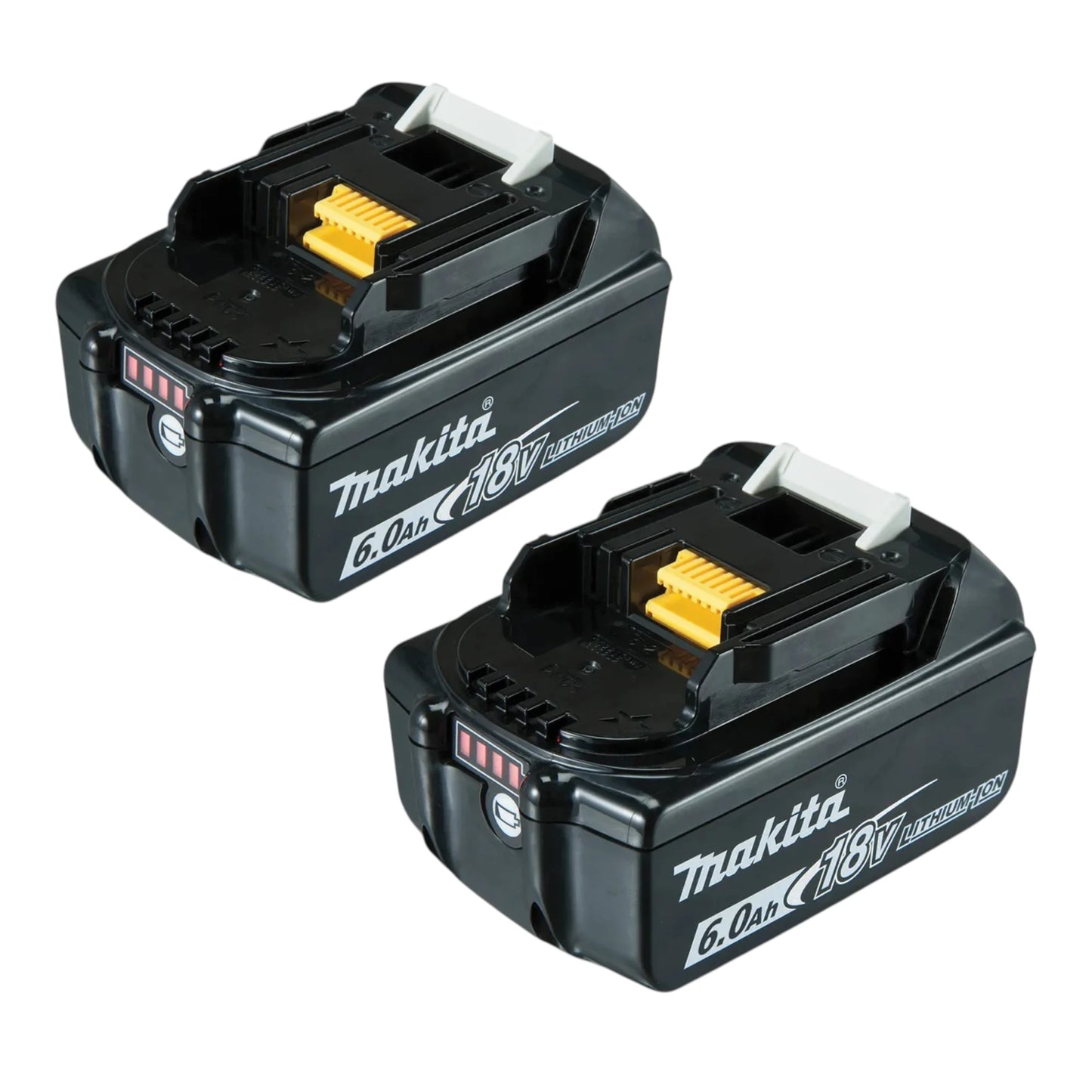Makita 18V 6.0Ah Battery BL1860B Twin Pack 198490-0 - KIT