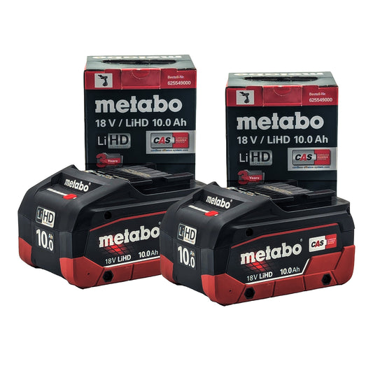 Metabo 18V 10.0Ah LiHD Twin Battery Pack AU32102100 - KIT