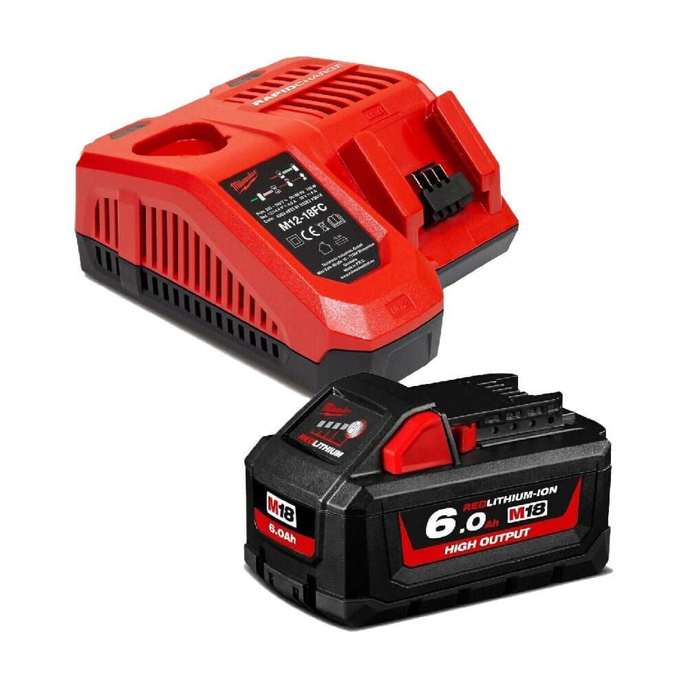 Buy Milwaukee 18V 6.0Ah Battery & Charger Set