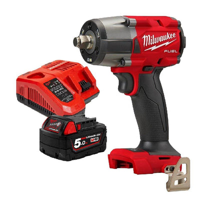 Milwaukee 18V Impact Wrench Kit 5.0Ah Battery