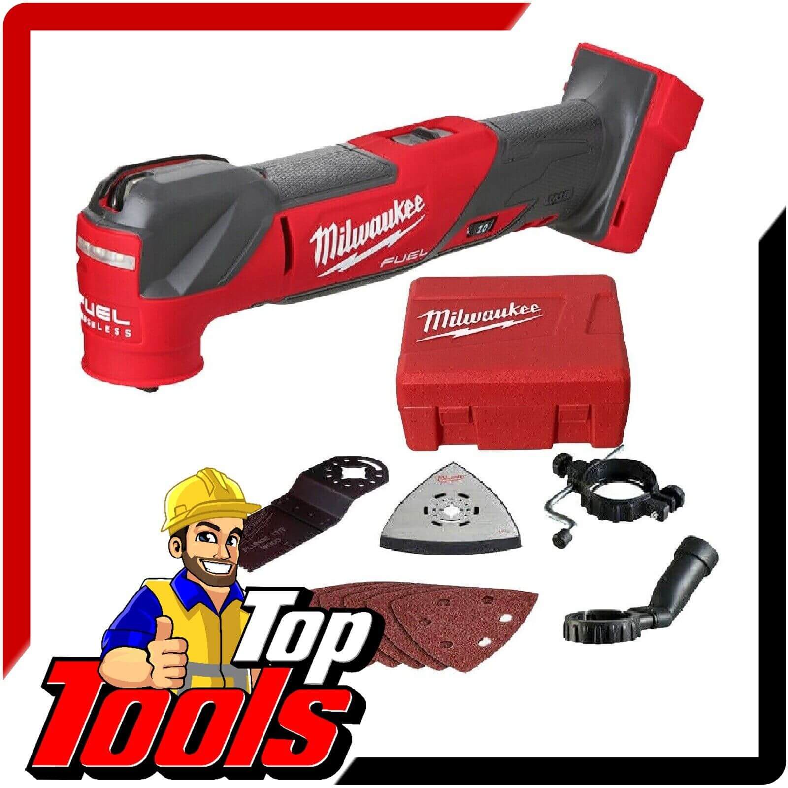 Milwaukee 18V Li-Ion Fuel M18 Brushless Multi Tool M18FMT-0 SKIN