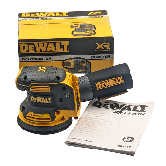 DeWalt 18V XR Brushless Random Orbital Sander DCW210N-XJ - SKIN ONLY